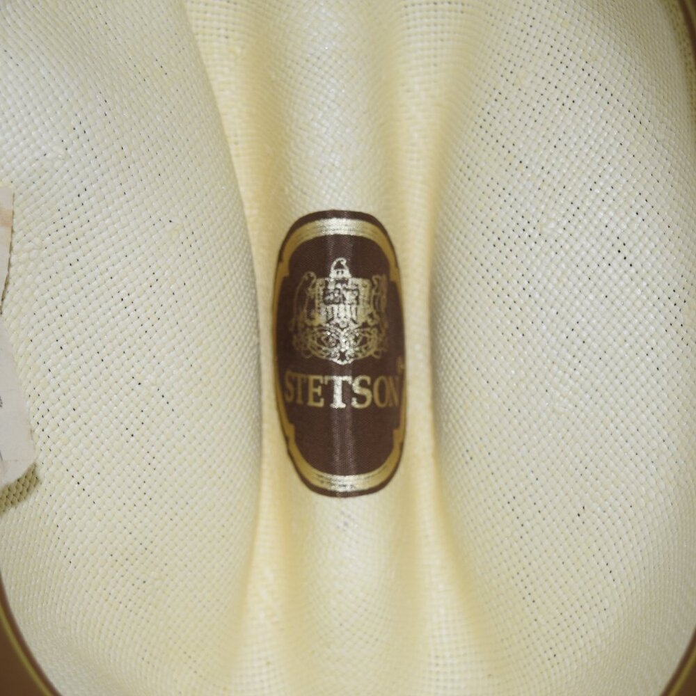 Stetson 10X Rancher Shantung Straw Cowboy Hat - Size 7 1/8 - Picture 4 of 8